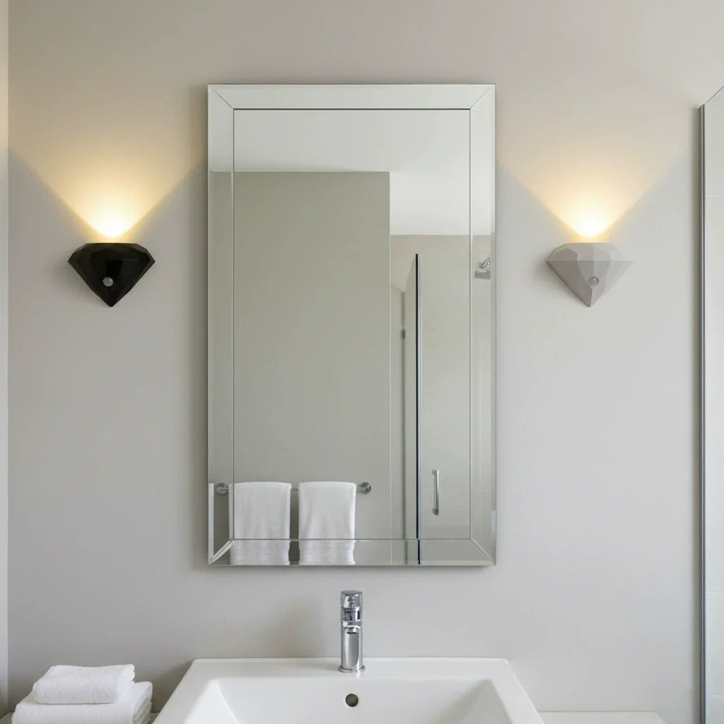 Dimmable Motion-Sensing Diamond Wall Lamp