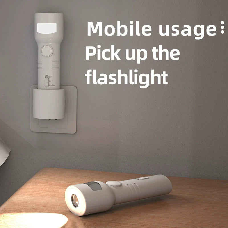 Rechargeable Motion Sensor Night Light and Portable Flashlight