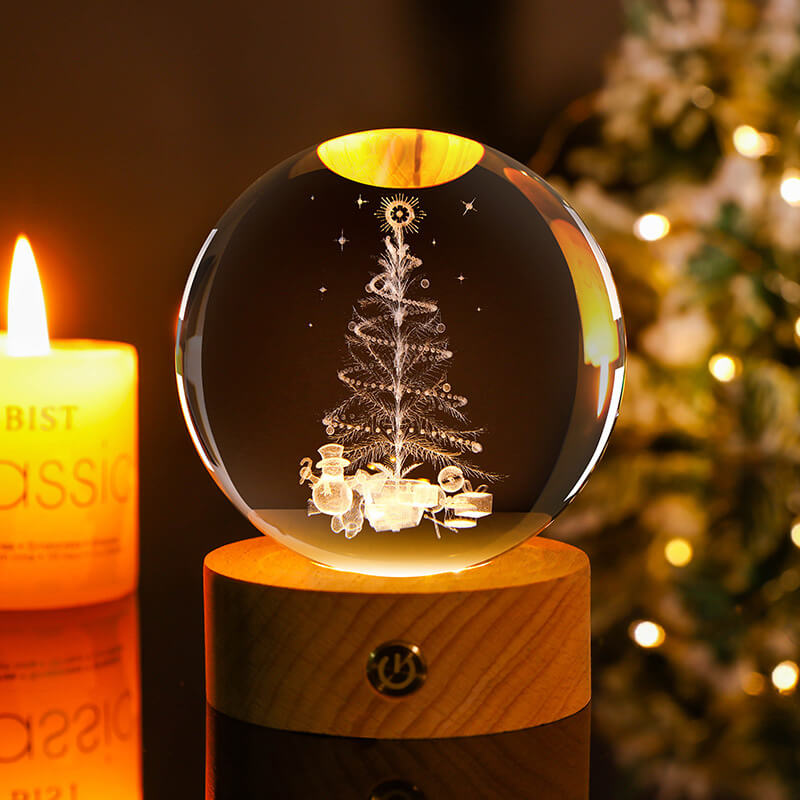 Crystal Ball USB Night Light Lamp