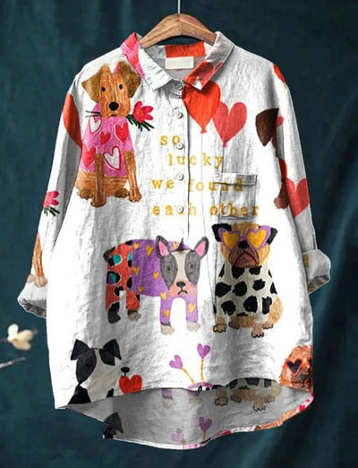 Anesha - Playful Print Blouse