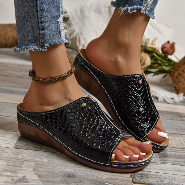 Orthopedic Arch Support Wedge Sandals for Women