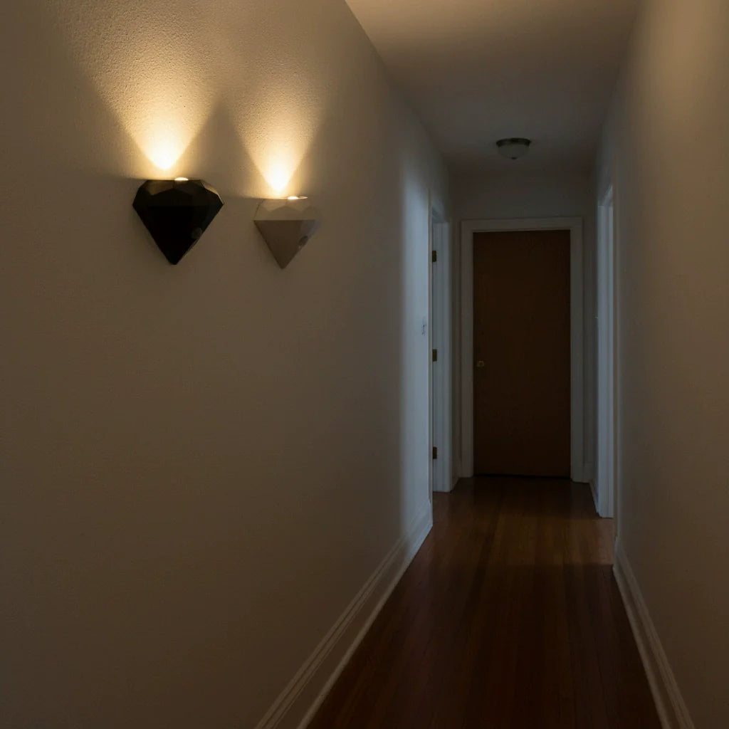 Dimmable Motion-Sensing Diamond Wall Lamp