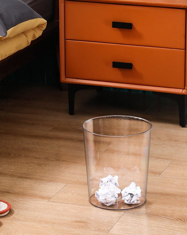 Colored Transparent Acrylic Waste Container