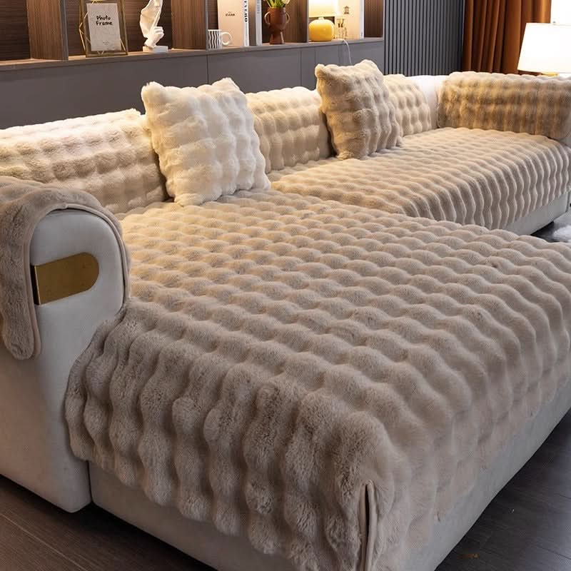 Non-Slip Sofa Cover for Pets and Families, Machine Washable