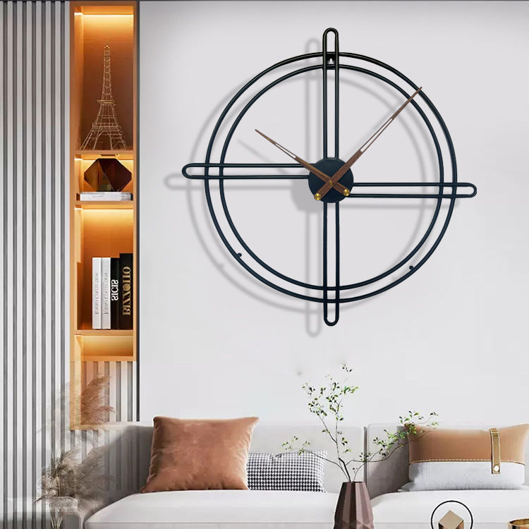 Nordic 23-Inch Decorative Wall Clock with Silent Movement