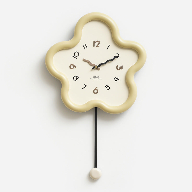 Silent Pendulum Wall Clock with Eco-Friendly Design