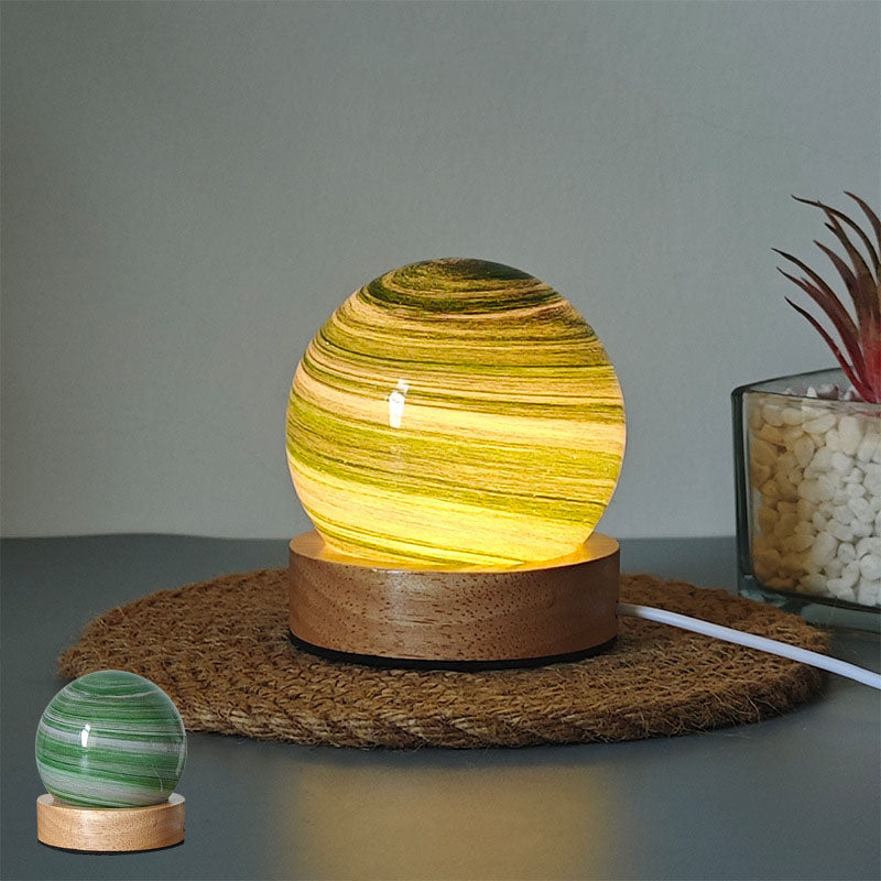 Captivating Planet Lamp with 12 Colorful Star Designs