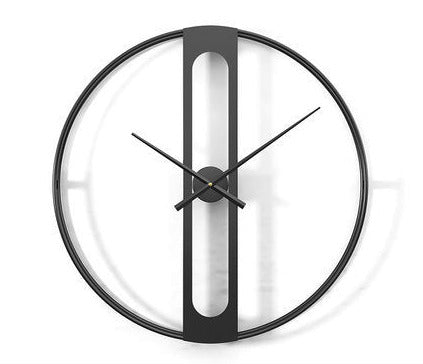Nordic 20-Inch Silent Wall Clock in Iron