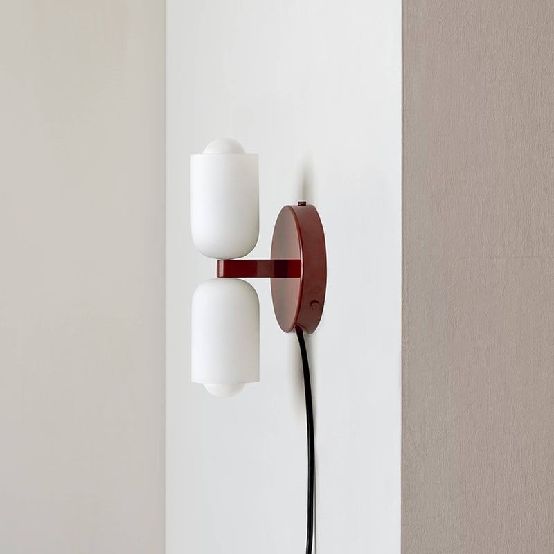Up-Down Style Glass Wall Light, 11.8 Inch