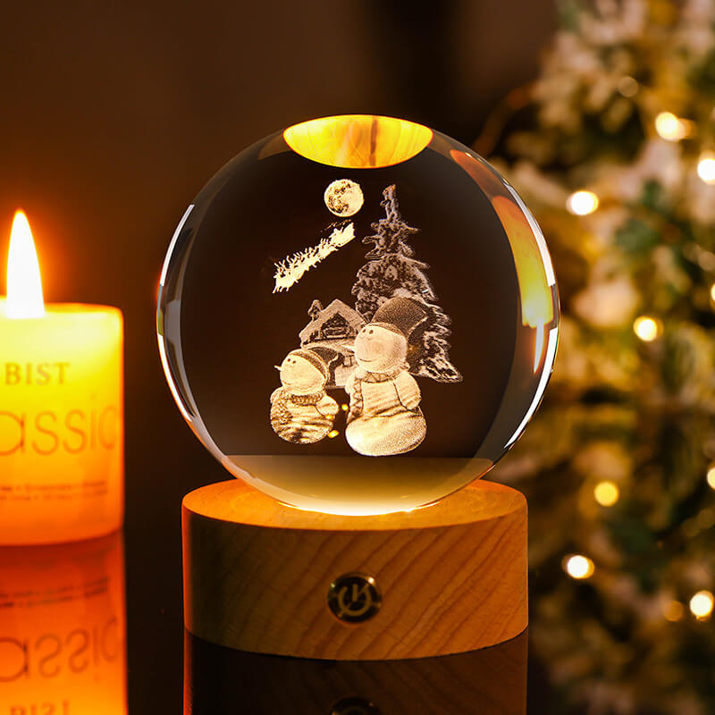 Crystal Ball USB Night Light Lamp