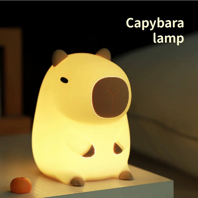 Capybara Silicone Tap Night Light