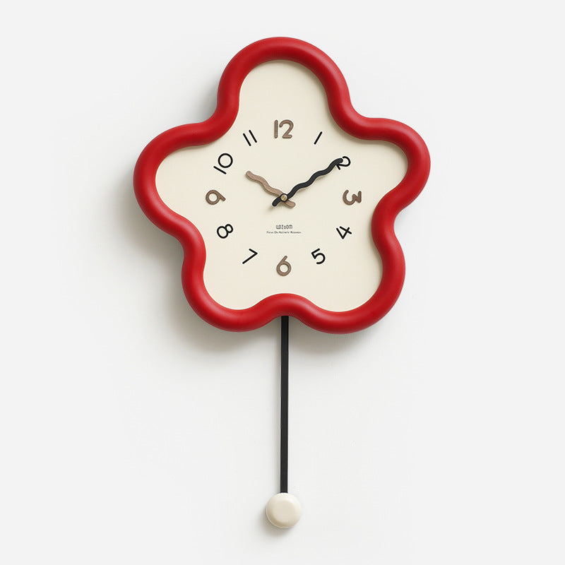 Silent Pendulum Wall Clock with Eco-Friendly Design