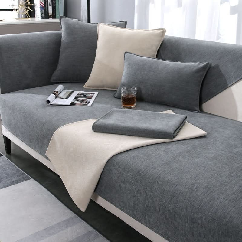 Stylish Machine-Washable Sofa Cover in Premium Soft Fabric