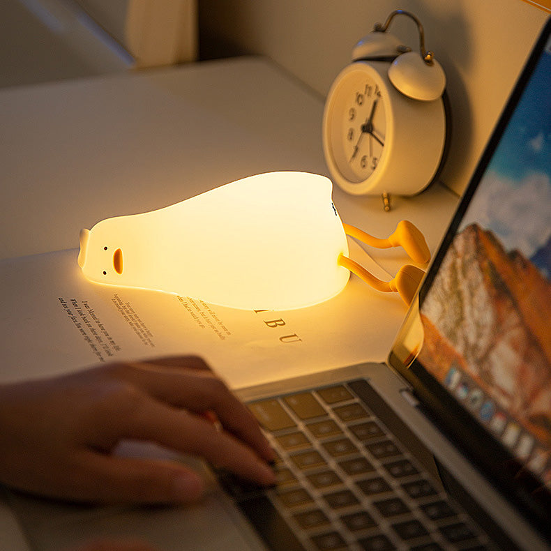Lazy Duck Night Light - Rechargeable LED Tap Light
