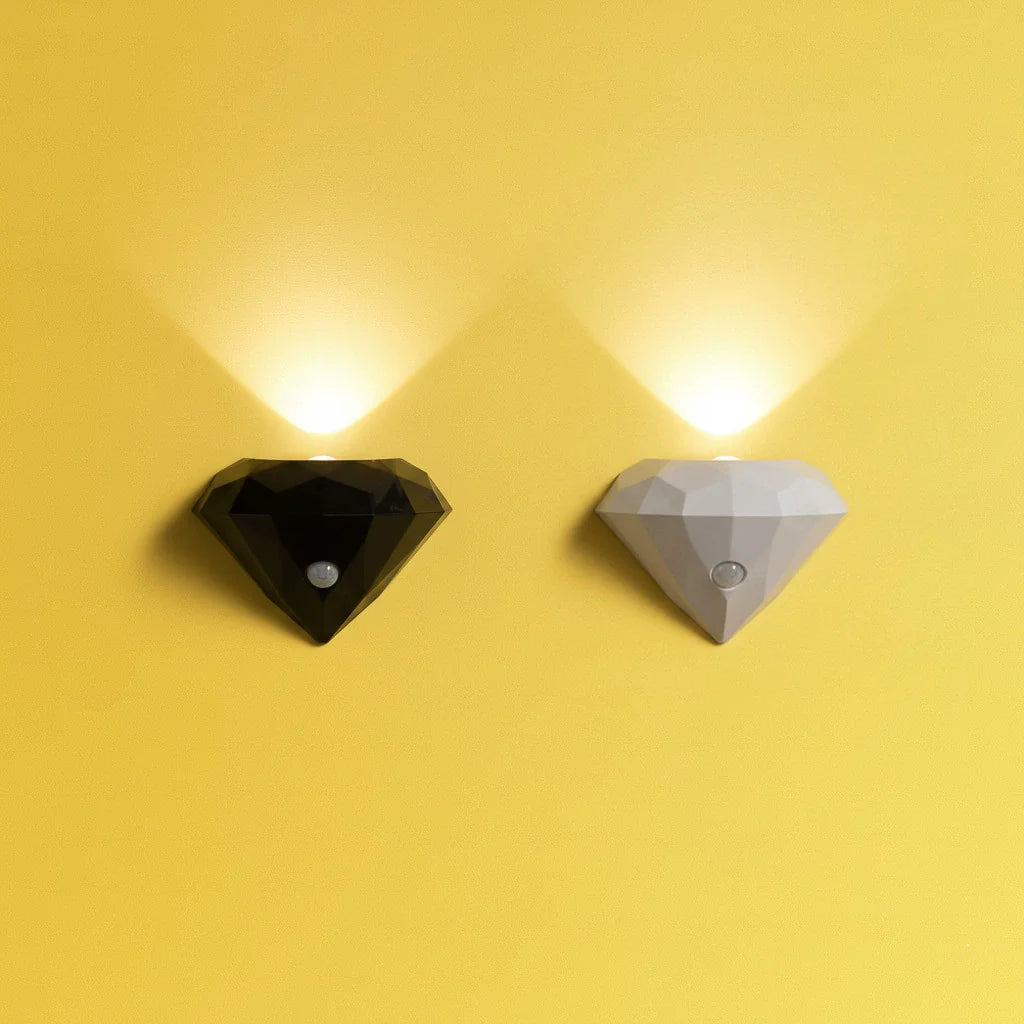 Dimmable Motion-Sensing Diamond Wall Lamp