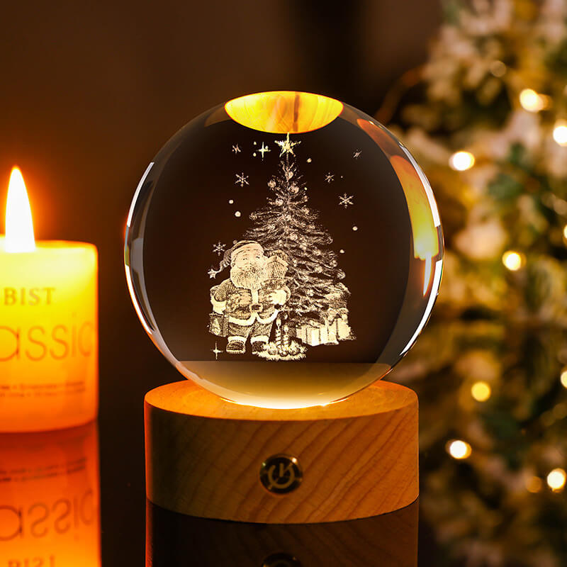 Crystal Ball USB Night Light Lamp
