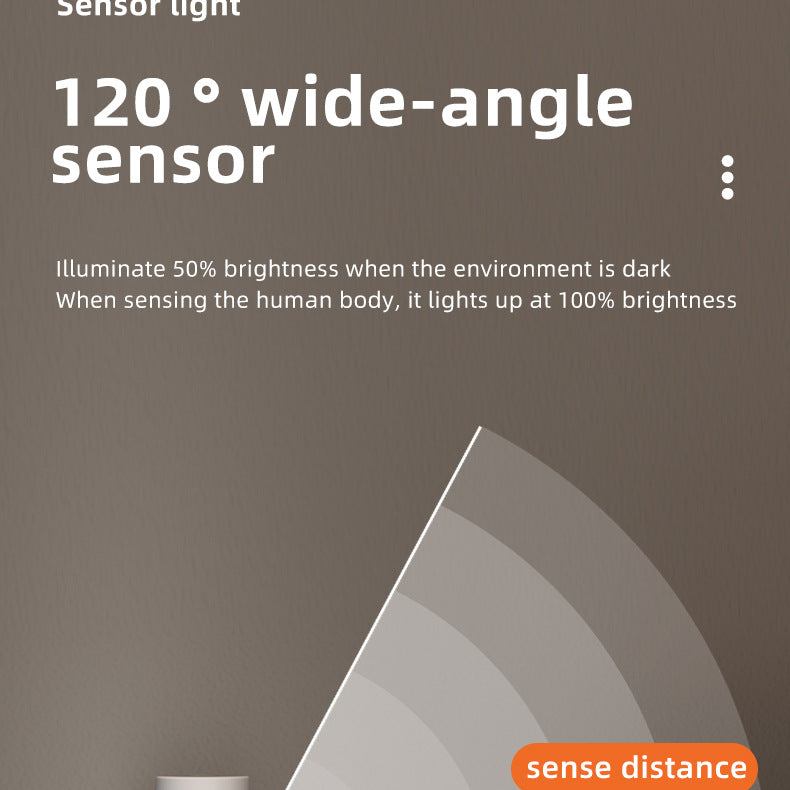 Rechargeable Motion Sensor Night Light and Portable Flashlight