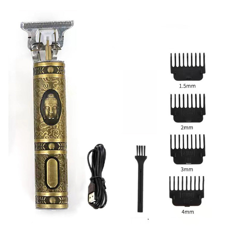 Wireless Rechargeable Hair Clipper with T-Blade for Precise Cuts