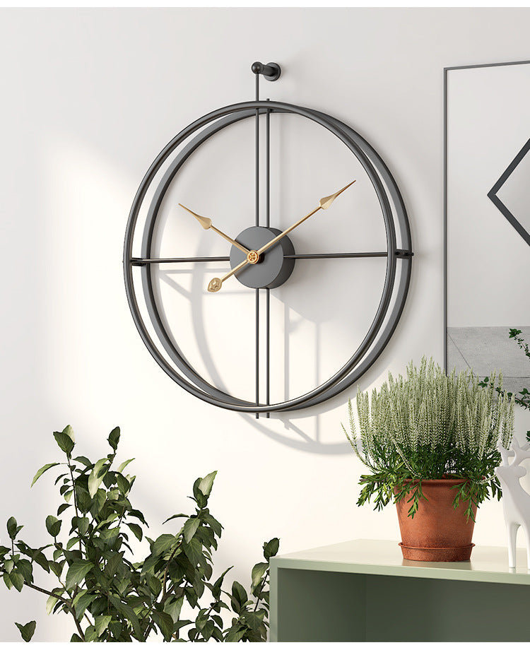 Nordic Minimalist 20-Inch Silent Wall Clock