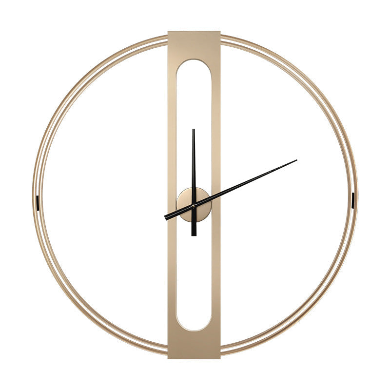 Nordic 20-Inch Silent Wall Clock in Iron