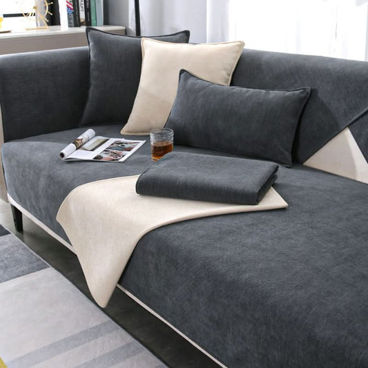 Stylish Machine-Washable Sofa Cover in Premium Soft Fabric