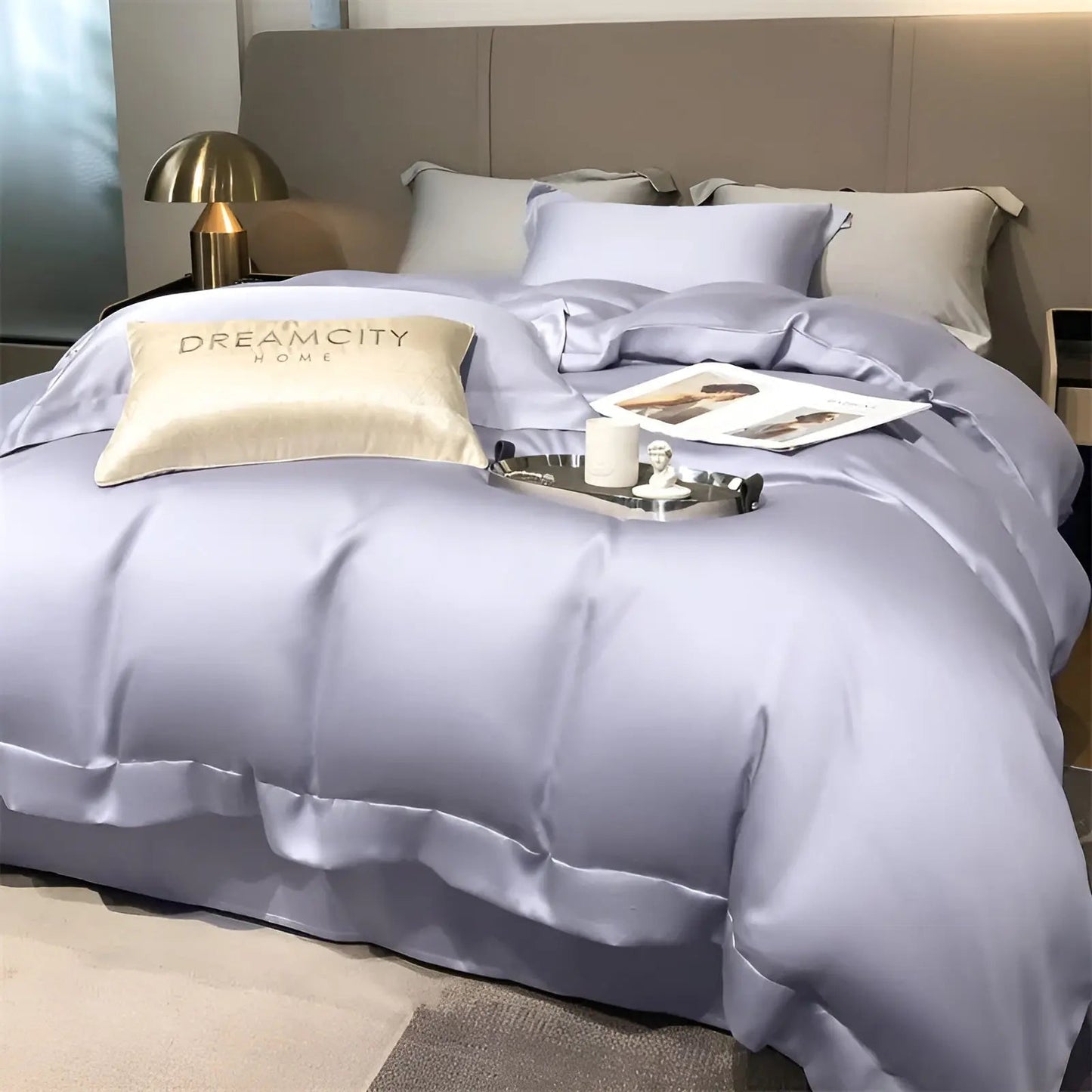 Luxury Bamboo Bedding Set - Silky Soft Temperature Regulating Duvet Cover and Pillowcases