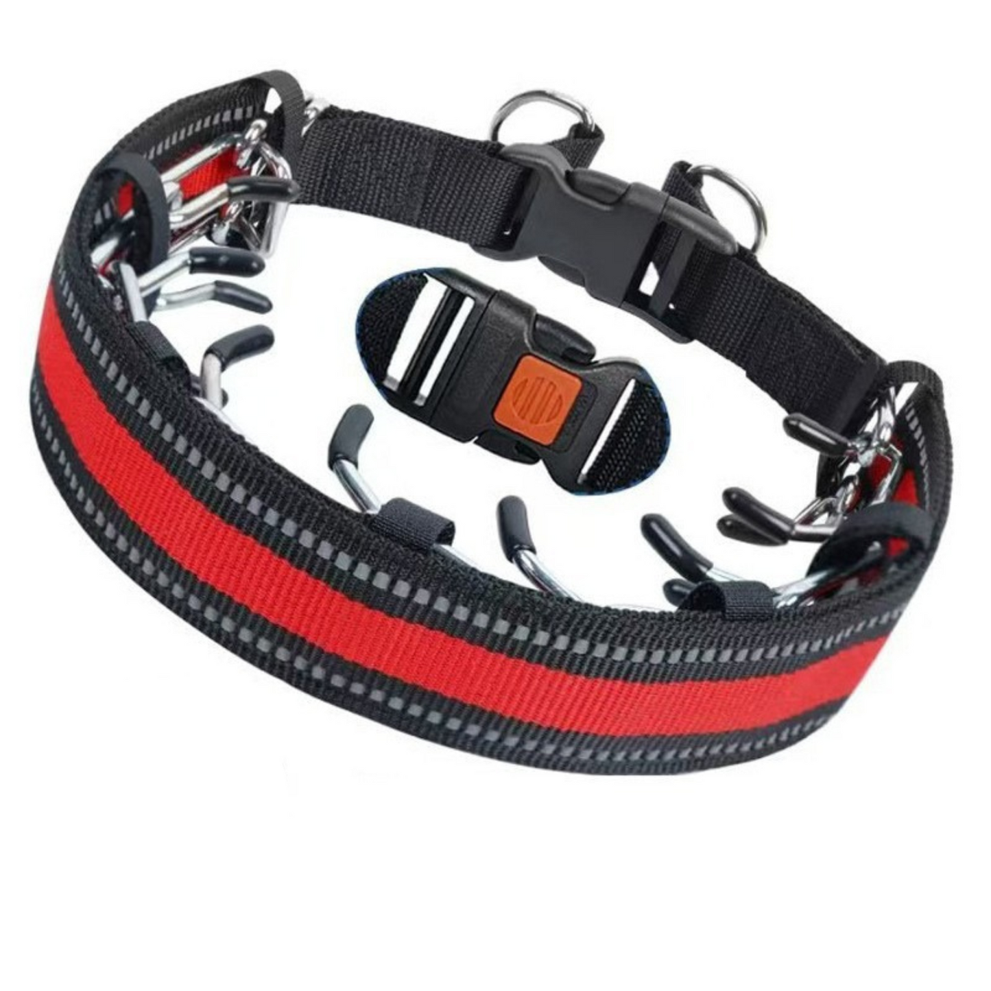 No-Pull Adjustable Stainless Steel Dog Training Collar