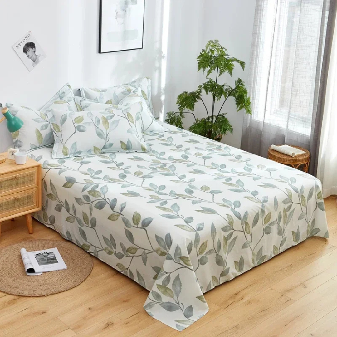 Soft Breathable Cotton Bed Cover for Year-Round Comfort