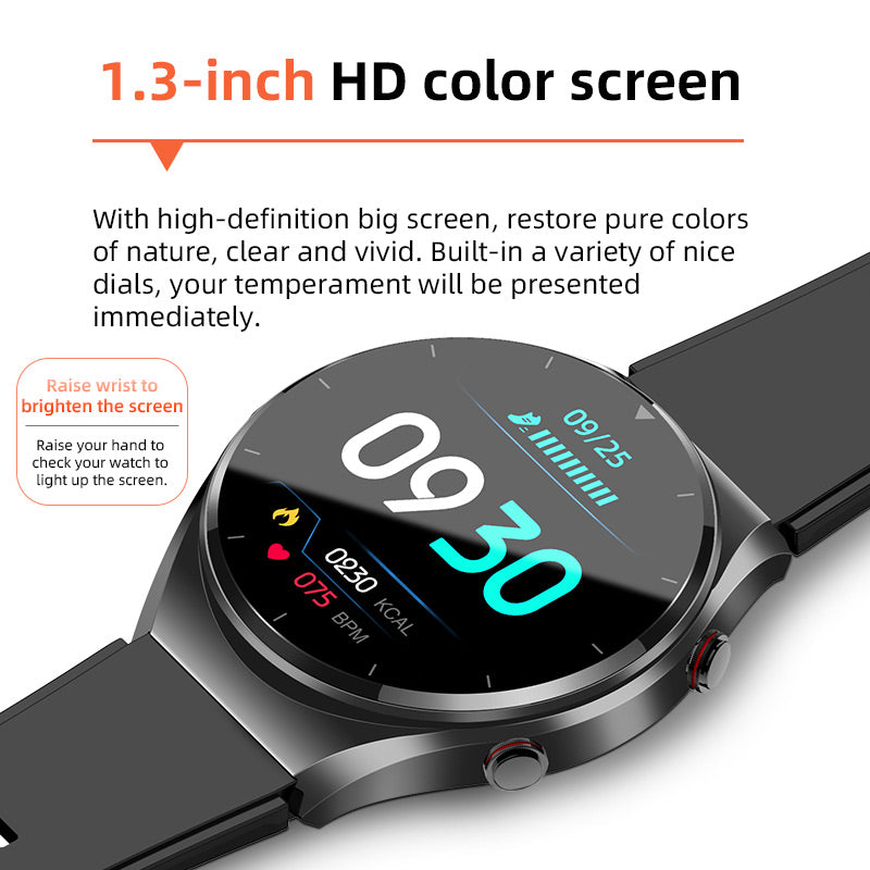 Smartwatch Health Tracker with ECG, Blood Sugar & Heart Rate Monitoring