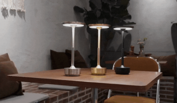 Wireless Touch Control Table Lamp with Changeable Colors