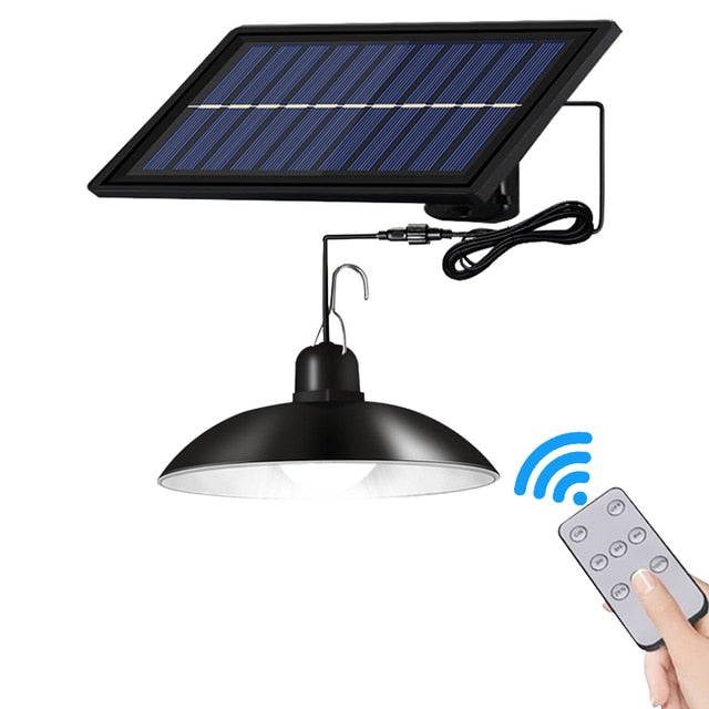 Solar Motion Sensor Outdoor Light with Remote Control