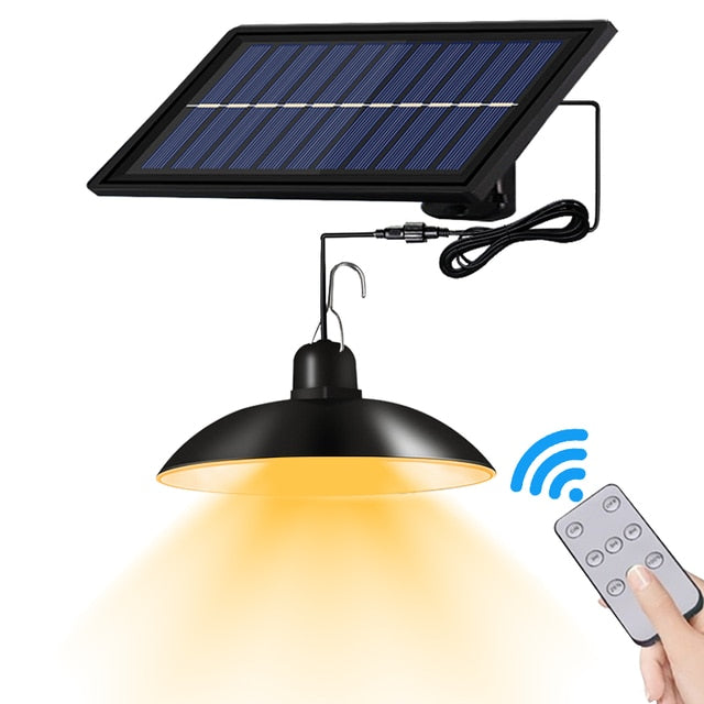 Solar Motion Sensor Outdoor Light with Remote Control