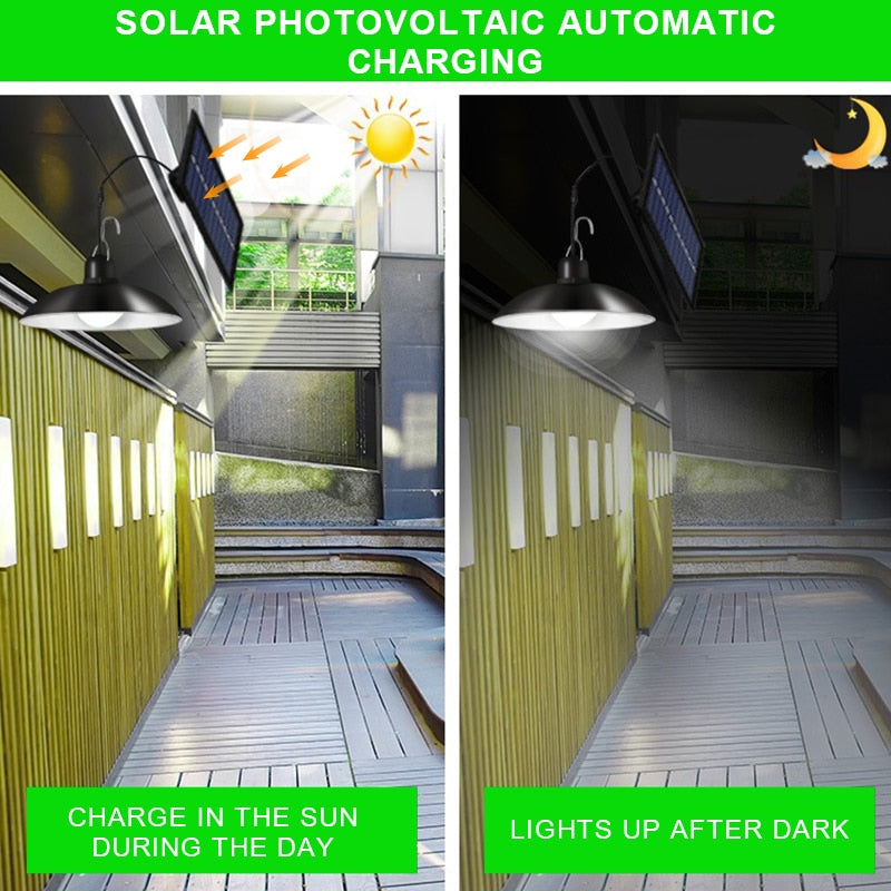 Solar Motion Sensor Outdoor Light with Remote Control