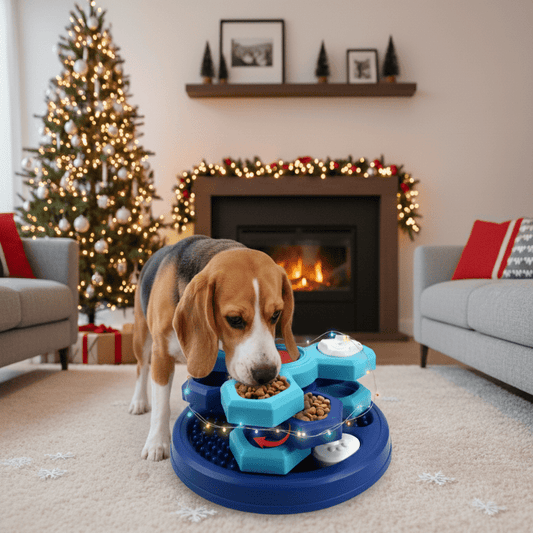 Interactive Dog Puzzle Feeder for Slow Eating