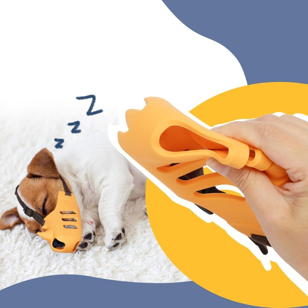 Adjustable Breathable Dog Muzzle for Comfort