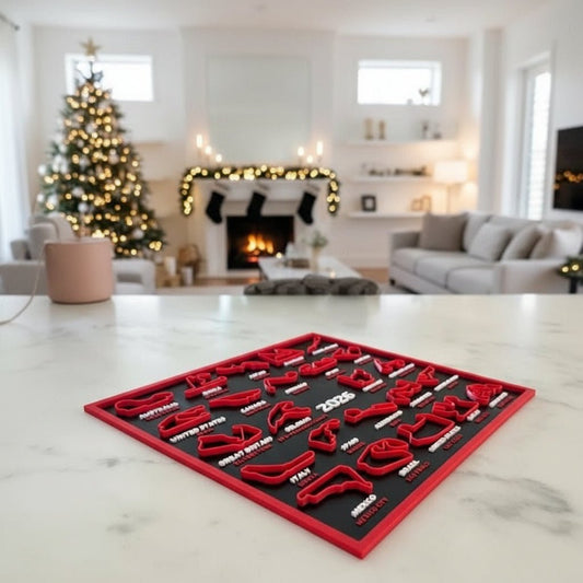 3D Printed F1 Track Display Board for 2026 Season
