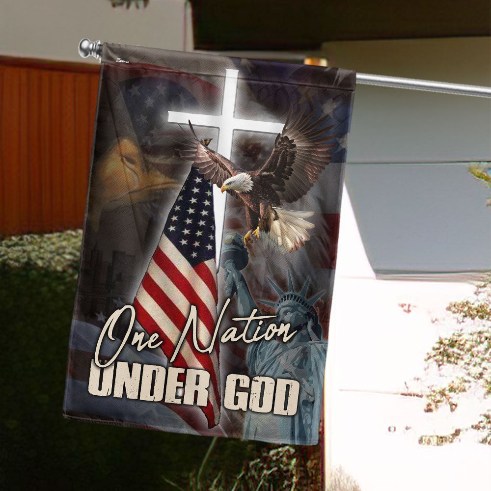 Double-Sided Printed American Flag - Custom Canvas Home Decor