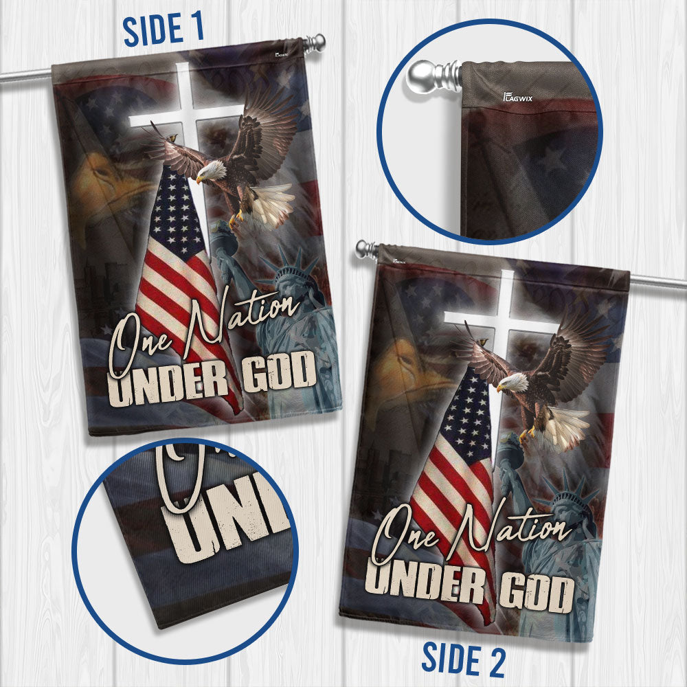 Double-Sided Printed American Flag - Custom Canvas Home Decor