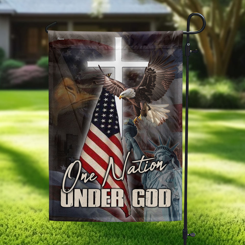 Double-Sided Printed American Flag - Custom Canvas Home Decor