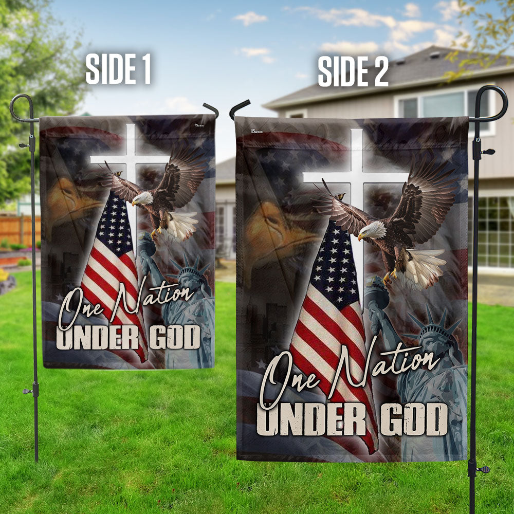 Double-Sided Printed American Flag - Custom Canvas Home Decor