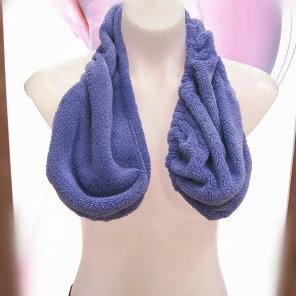 Breathable Women's Towel Bra with Adjustable Straps