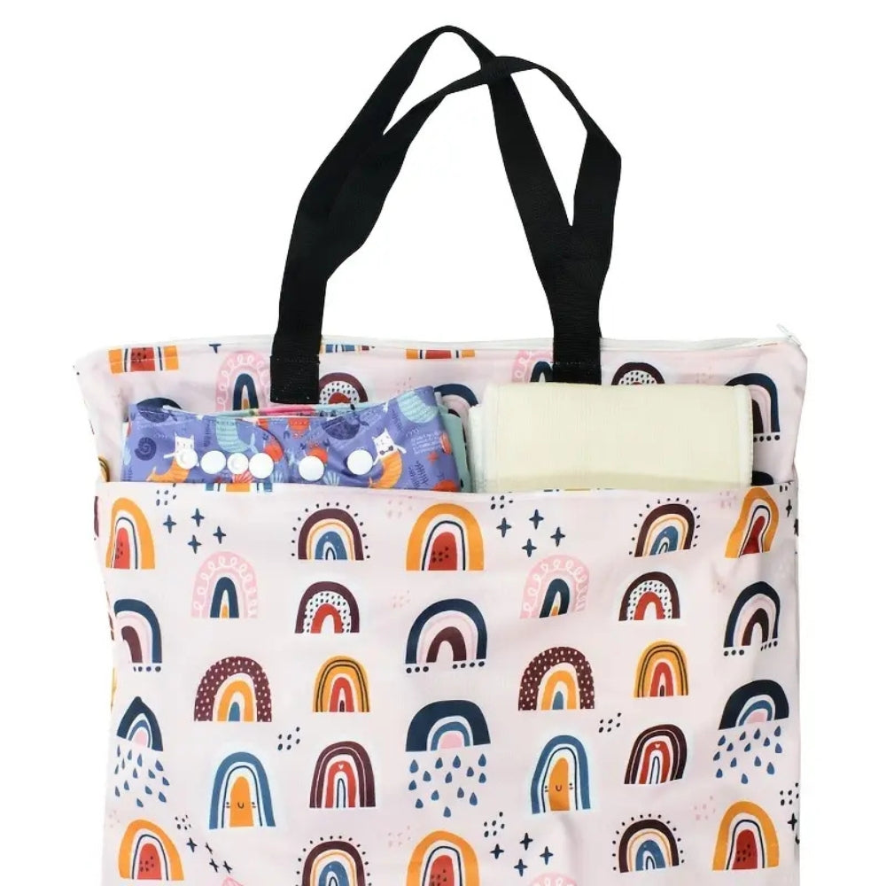 Waterproof Reusable Cloth Laundry Diaper Storage Bag