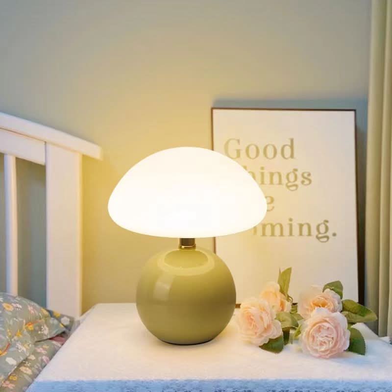 Blush Cloud Ceramic LED Table Lamp with Adjustable Color Temperature
