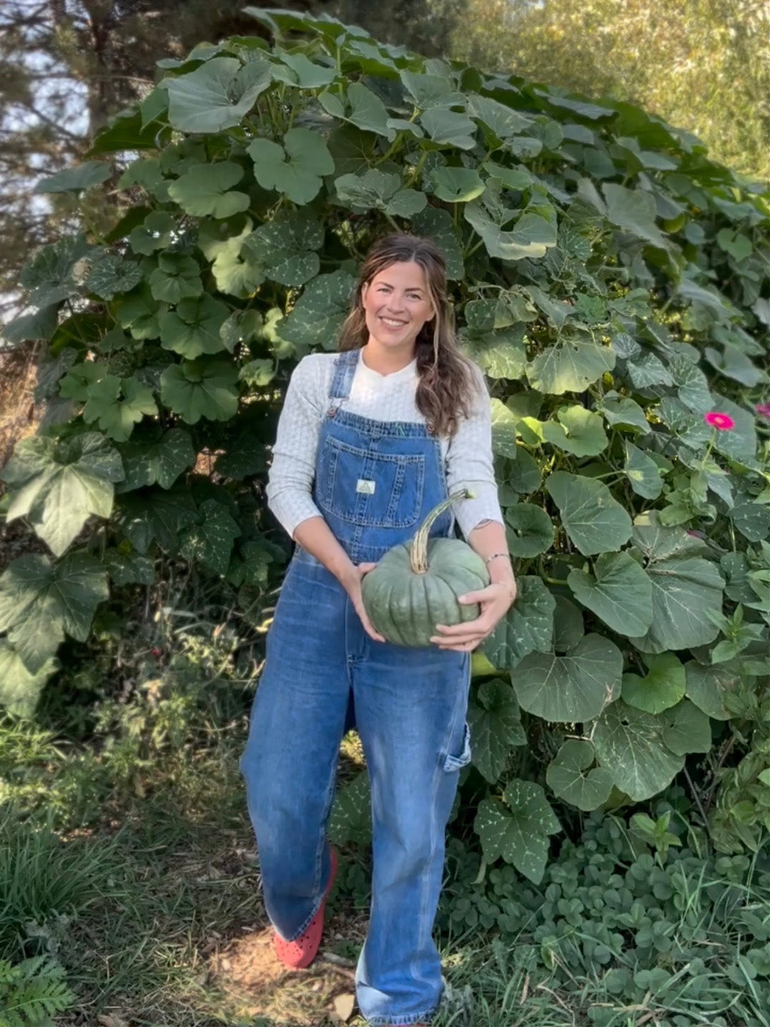 Oversized Vintage Denim Bib Overalls with Adjustable Suspenders