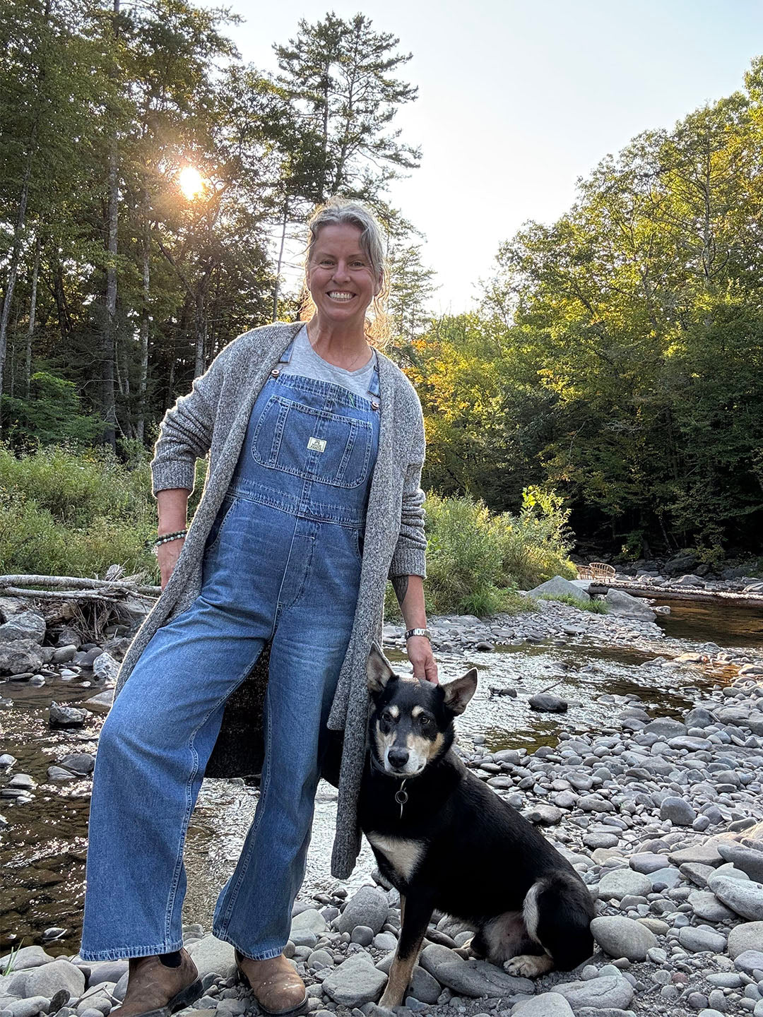 Oversized Vintage Denim Bib Overalls with Adjustable Suspenders