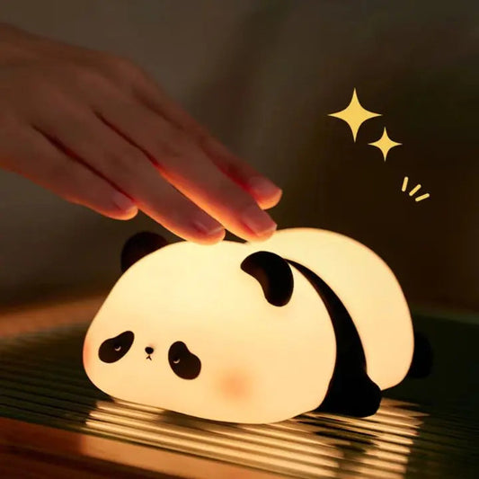 Rechargeable Panda Night Light - Soft Silicone with Warm White Glow