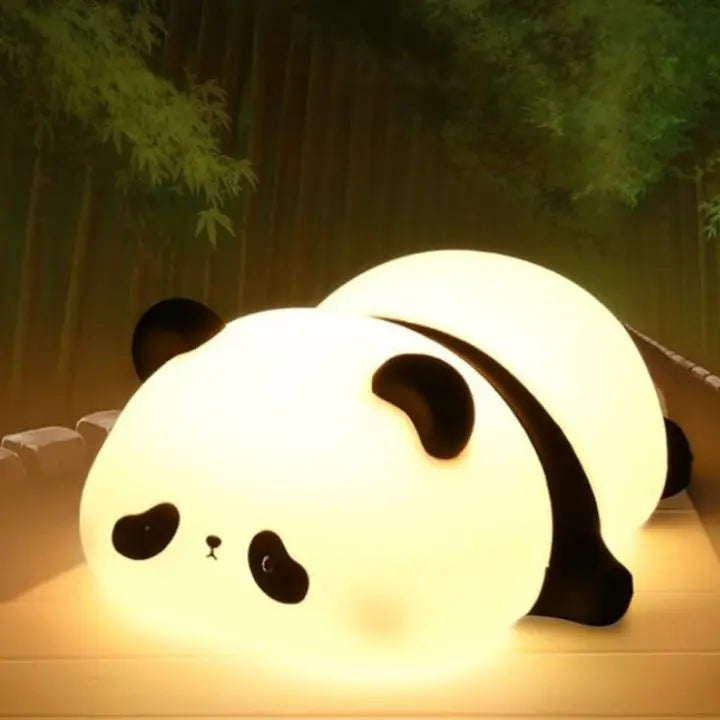 Rechargeable Panda Night Light - Soft Silicone with Warm White Glow