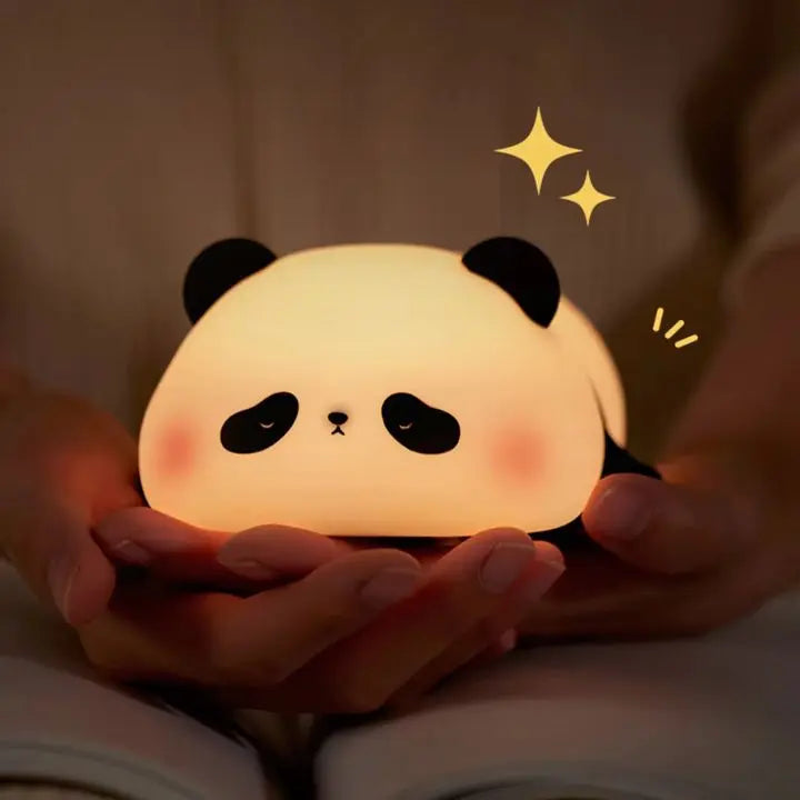 Rechargeable Panda Night Light - Soft Silicone with Warm White Glow
