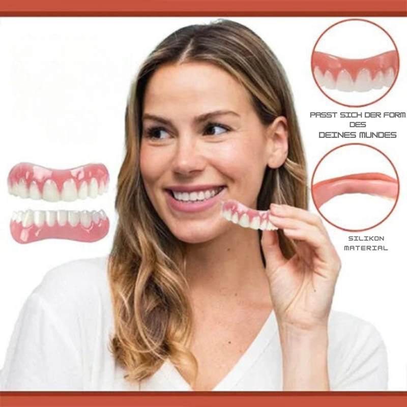 Removable Denture-Style False Teeth Set