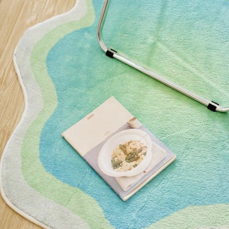 Pastel Cloud Area Rug in Soft Polyester